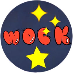 Astro-themed graphic with the word 'WOKK'