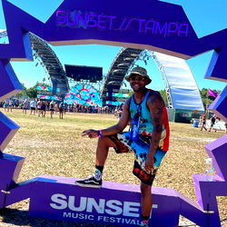 Askari Jabari in Tampa FL at Sunset Music Festival
