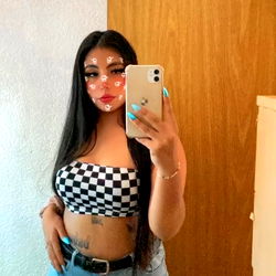 Stylish Model Pose in Bathroom Mirror