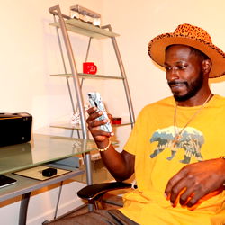 A Model Holding a Phone - Onlyfans