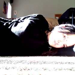 Sleeping Model in Casual Wear