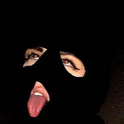 Sensational Female Model in Mask