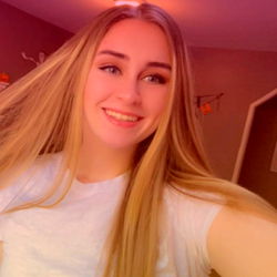 Lex 😘 in a White Tank Top