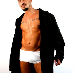 Fantasy Model in Superhero-Style Undies