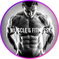 Muscular Bodybuilder Promoting Fitness and Health