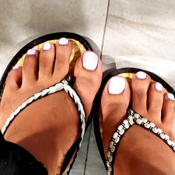 Sleek and Chic Pedicure at Home
