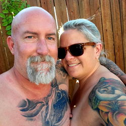 A Couple Posing for a Selfie