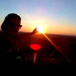 Sunset Silhouette with Danny.buc