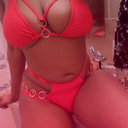 YokaiMomo in a Red Bikini