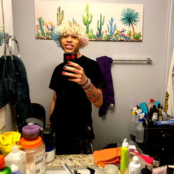 A Person in a Bathroom