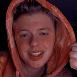 Bren, a young male model in action pose