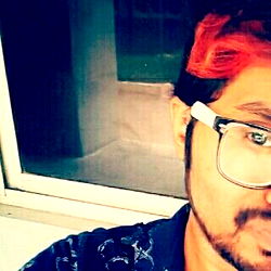 A young adult male, possibly a music artist or influencer.