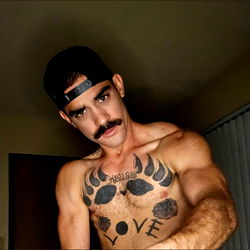 Hunter's Tattooed Torso