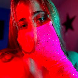 Glimmer Ghost: Onlyfans Model in Vibrant Red Light