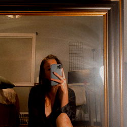 Model's Portrait with Smartphone