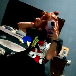 Anya Forget, A Playful and Stylish Model with Her Cat