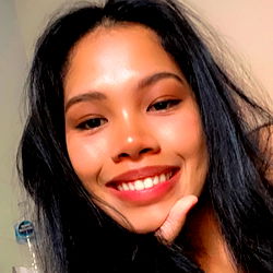 Smiling Woman Taking a Selfie