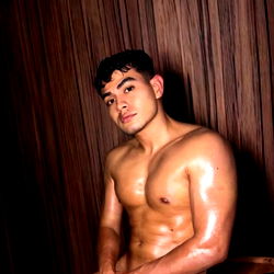 Muscular OnlyFans Model Adonis Falcony in Training