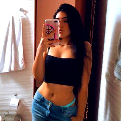 Alejandra Marin, Colombian Model Striking a Pose