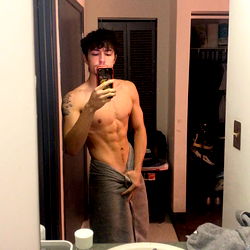 Jesse Jacobs, OnlyFans Model, Showing Off in Bathroom Mirror