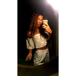 Woman Taking a Selfie