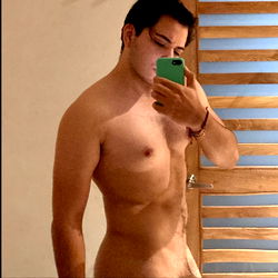 AndresSergioC, Medellín, Colombia - A Shirtless, Beautiful Model in His Natural Habitat