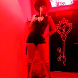 Stylish Model Anz in Alluring Red