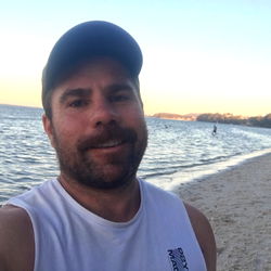 Aussiekyler on the Beach