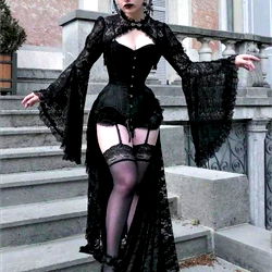 Victorian-inspired photoshoot with a female model