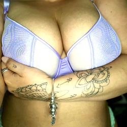 Fiery Jasmine's Purple Lingerie