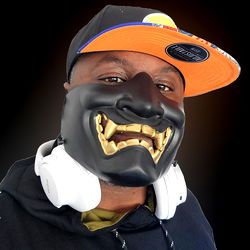 New York: OnlyFans Model, Augus Black, with Mask and Grillz