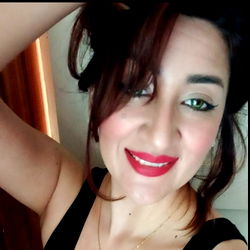 Fashionable Woman in Black and White