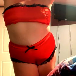 J's OnlyFans Post - Adult Model in Red Lingerie
