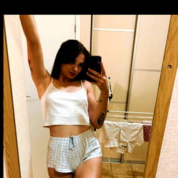 Fashionable Model in Casual Wear