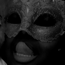 A Playful Masquerade Moment