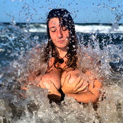 Adorable Onlyfans Model in the Ocean