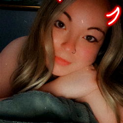 Laid-back relaxation with devil horns