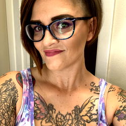 Ashley, the Elegant Tattooed Lady with a Smile