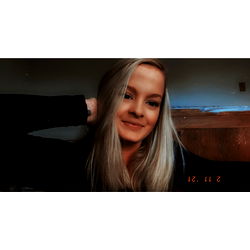 Blonde Woman with Smile