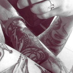 Intricate Tattoos on Arms