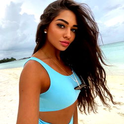 Stunning Amber Cassidy on Beach