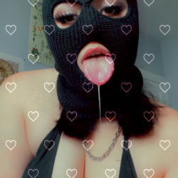 IvyLegz in Sensational Black Mask and Bikini Shoot