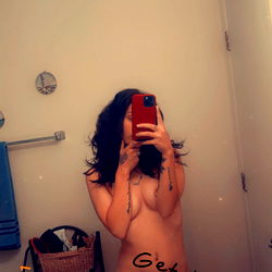 Adult Model in Bathroom