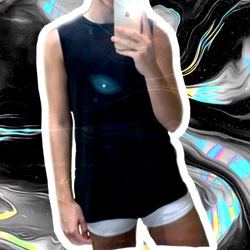 An OnlyFans Model, AngelDaniel, with a unique style and captivating expression.