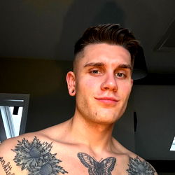 Fit and Tattooed Model in OnlyFans