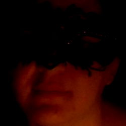 Kinky Kitty Masked in Black Lace