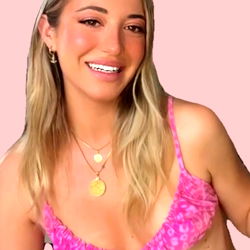 Model in Pink Bikini