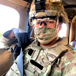 Military Soldier in Uniform