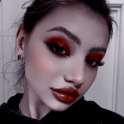 Striking Red Lip Look
