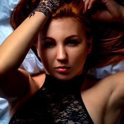 A Girl on Fire - Model Photo